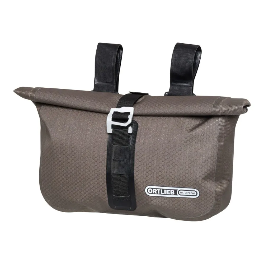 uPRISE Bikes Ortlieb Accessory-Pack Handlebar Bag - 3.5 Litre - Dark Sand | Price match, 365 day return s, 18-Month Warranty, Finance Available & Free UK Delivery