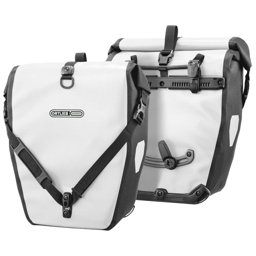 uPRISE Bikes Ortlieb Back Roller Classic QL2.1 40 Litre Pannier Bags - White | Price match, 365 day return s, 18-Month Warranty, Finance Available & Free UK Delivery