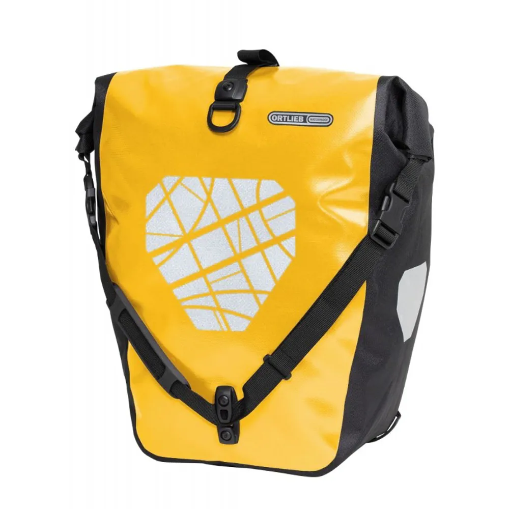 uPRISE Bikes Ortlieb Back-Roller Classic High Viz Pannier Bag - 40 Litre - Yellow | Price match, 365 day return s, 18-Month Warranty, Finance Available & Free UK Delivery