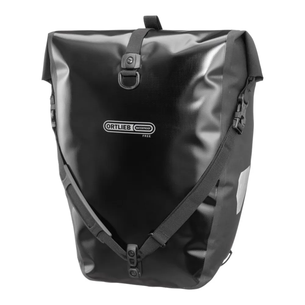 uPRISE Bikes Ortlieb Back-Roller Free Single QL2.1 Pannier Bag - 20 Litre - Black | Price match, 365 day return s, 18-Month Warranty, Finance Available & Free UK Delivery