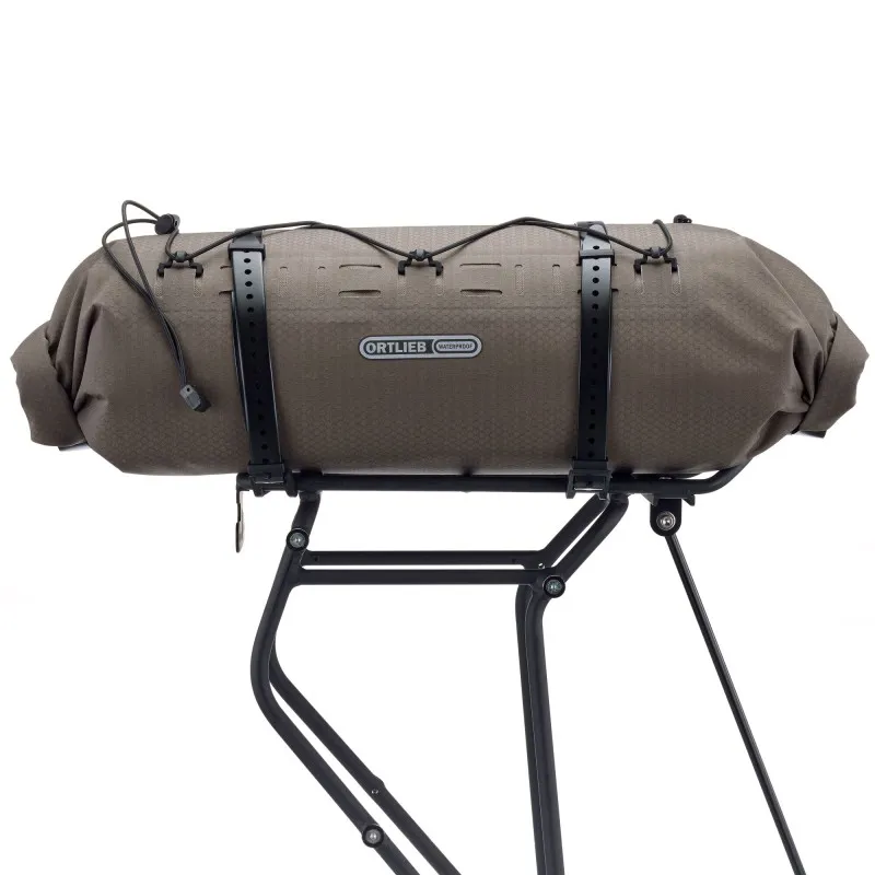 Ortlieb Dry-Pack 12 Litre Rack Bag - Dark Sand-4