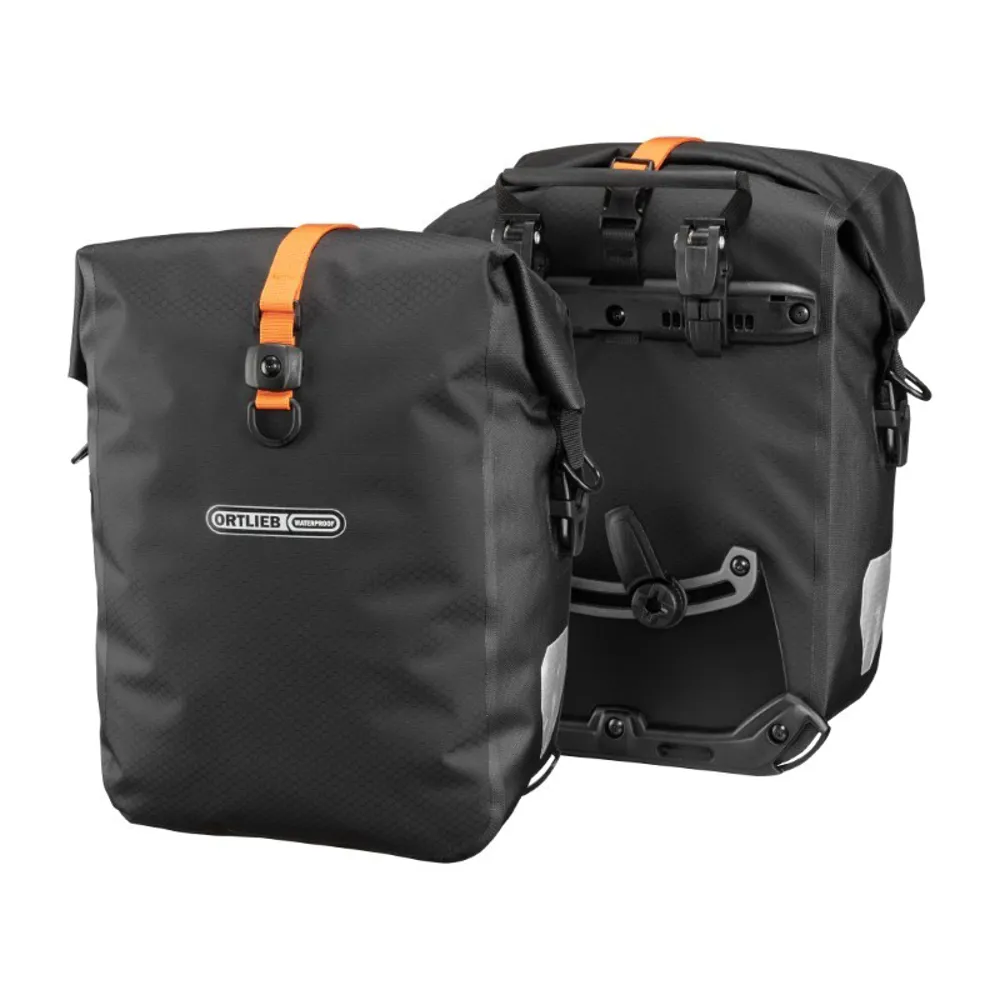 uPRISE Bikes Ortlieb Gravel-Pack Pannier Bags - 29 Litres - Black | Price match, 365 day return s, 18-Month Warranty, Finance Available & Free UK Delivery