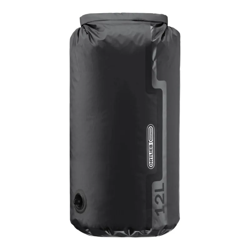 Ortlieb Ultra Lightweight Drybag PS10 With Valve - 12 Litre - Black