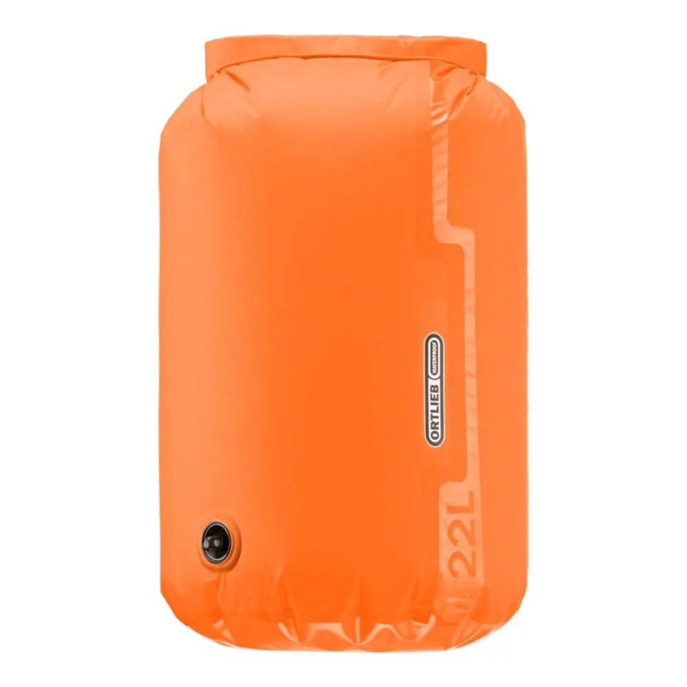 uPRISE Bikes Ortlieb Ultra Lightweight Drybag PS10 With Valve 22 Litre - Orange | Price match, 365 day return s, 18-Month Warranty, Finance Available & Free UK Delivery