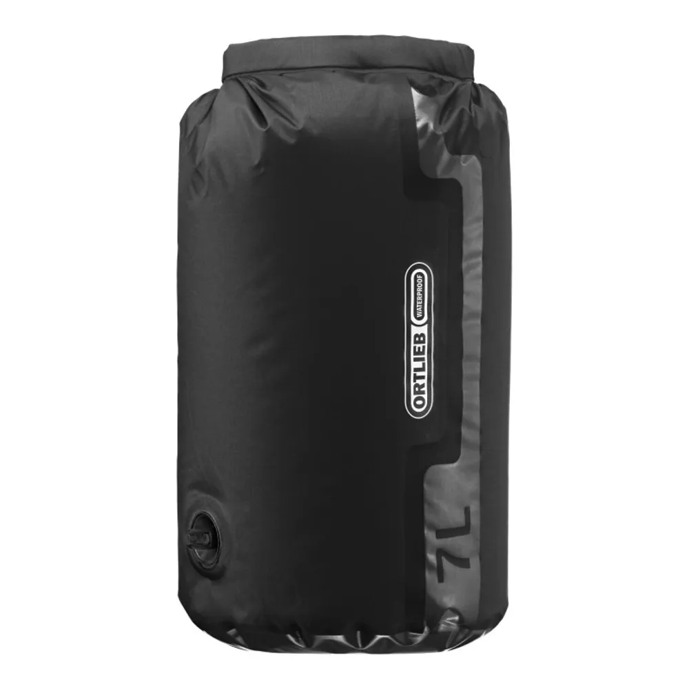 uPRISE Bikes Ortlieb Ultra Lightweight Drybag PS10 With Valve - 7 Litre - Black | Price match, 365 day return s, 18-Month Warranty, Finance Available & Free UK Delivery