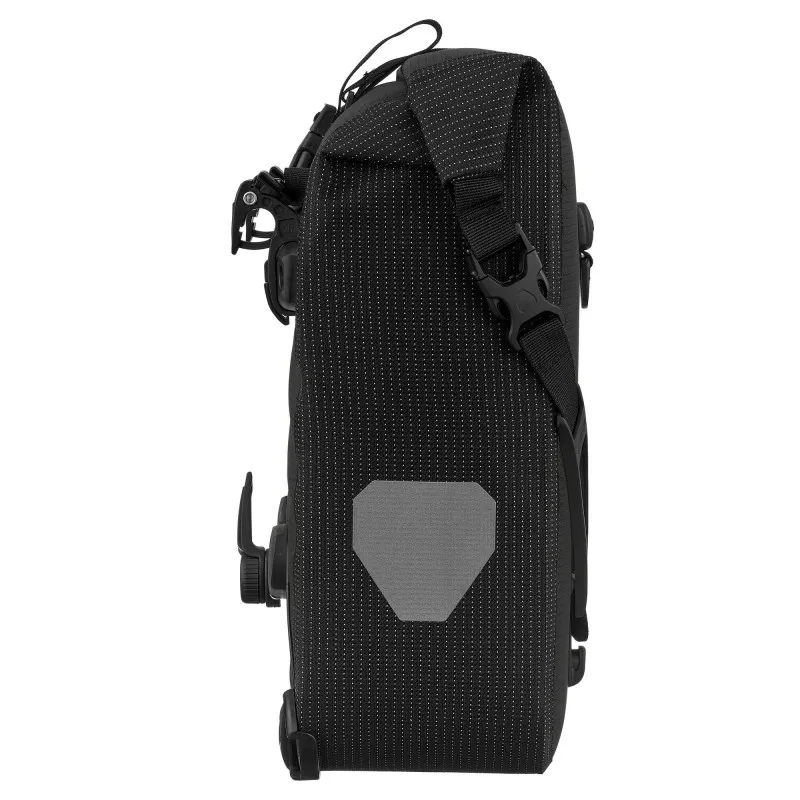 Ortlieb Sport-Roller High-Vis Pannier Bag - 14.5L - Black-4