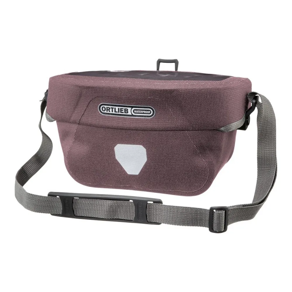 uPRISE Bikes Ortlieb Ultimate Six Urban Handlebar Bag - 5 Litre - Ash Rose | Price match, 365 day return s, 18-Month Warranty, Finance Available & Free UK Delivery