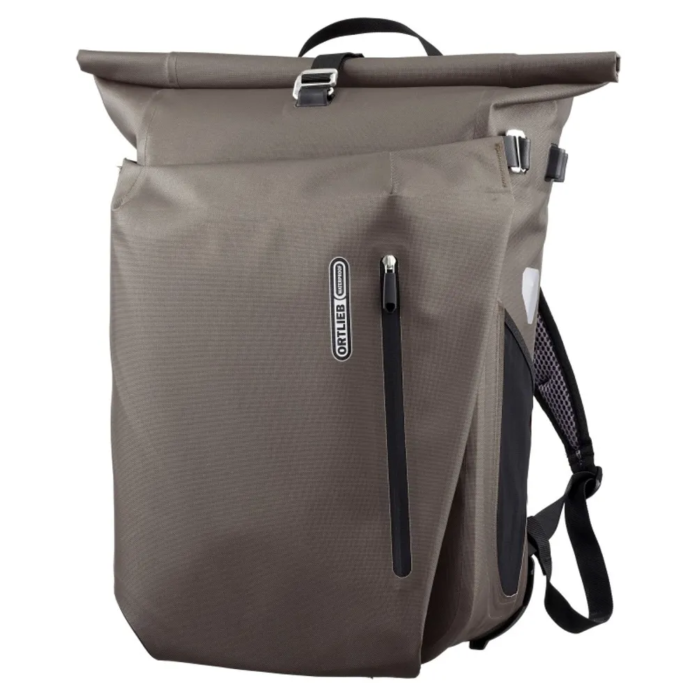 uPRISE Bikes Ortlieb Vario QL2.1 Pannier Bag - 26 Litre - Dark Sand | Price match, 365 day return s, 18-Month Warranty, Finance Available & Free UK Delivery
