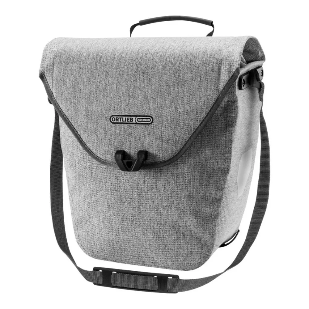uPRISE Bikes Ortlieb Velo-Shopper Pannier Bag - 20 Litres - Concrete | Price match, 365 day return s, 18-Month Warranty, Finance Available & Free UK Delivery