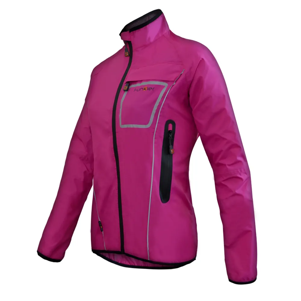 uPRISE Bikes Funkier Storm Womens Waterproof Jacket - Pink | Price match, 365 day return s, 18-Month Warranty, Finance Available & Free UK Delivery