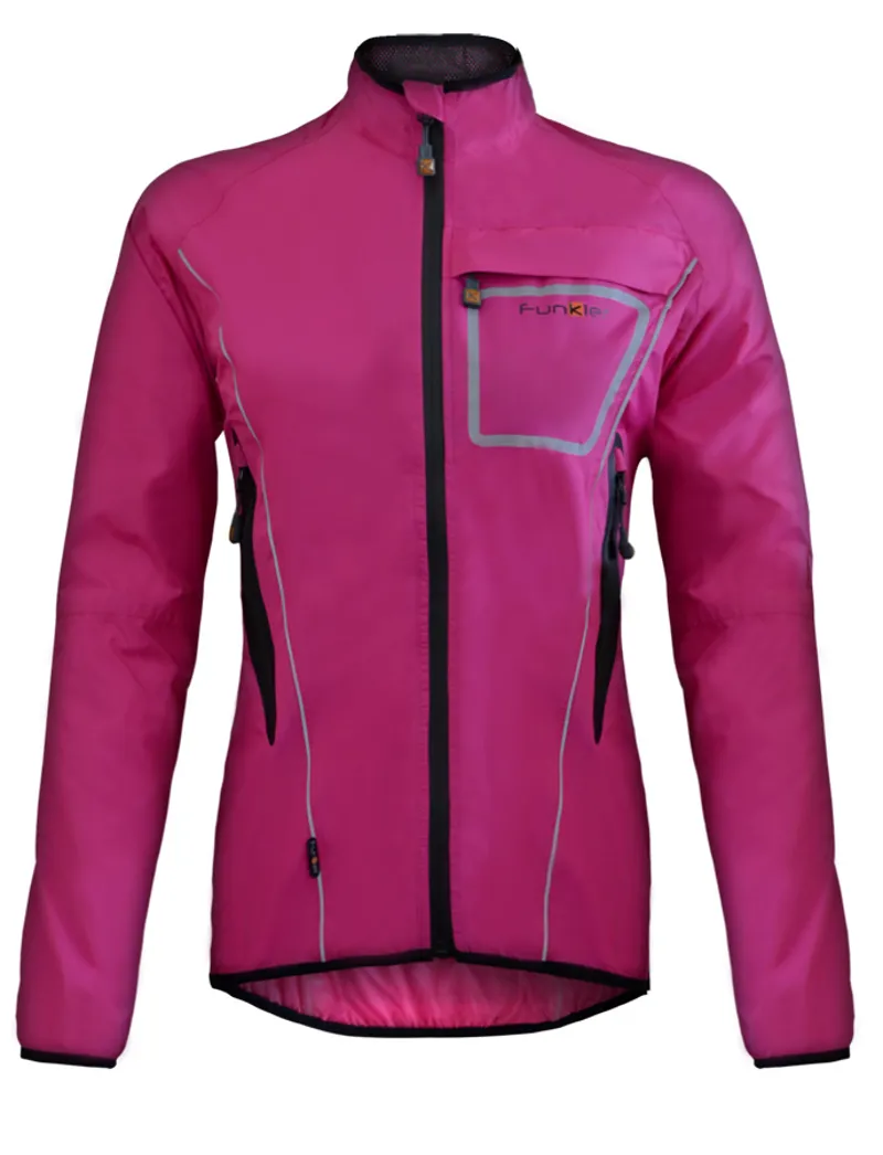 Funkier Storm Womens Waterproof Jacket - Pink-1
