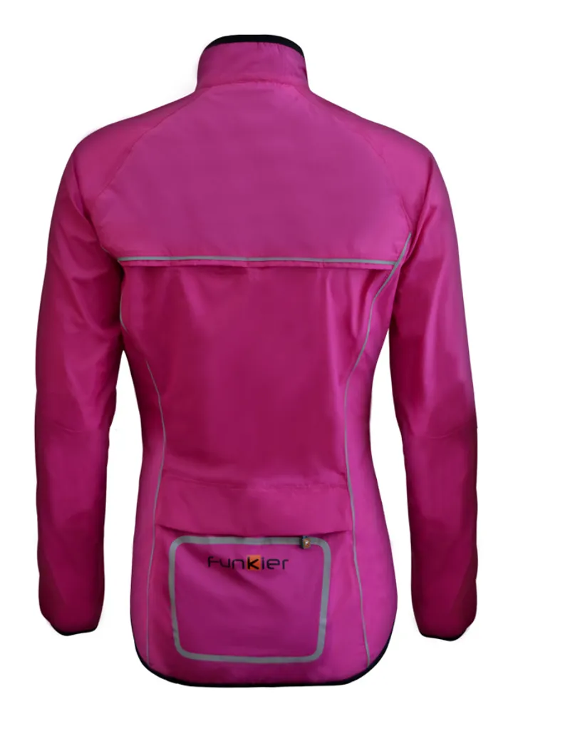 Funkier Storm Womens Waterproof Jacket - Pink-2