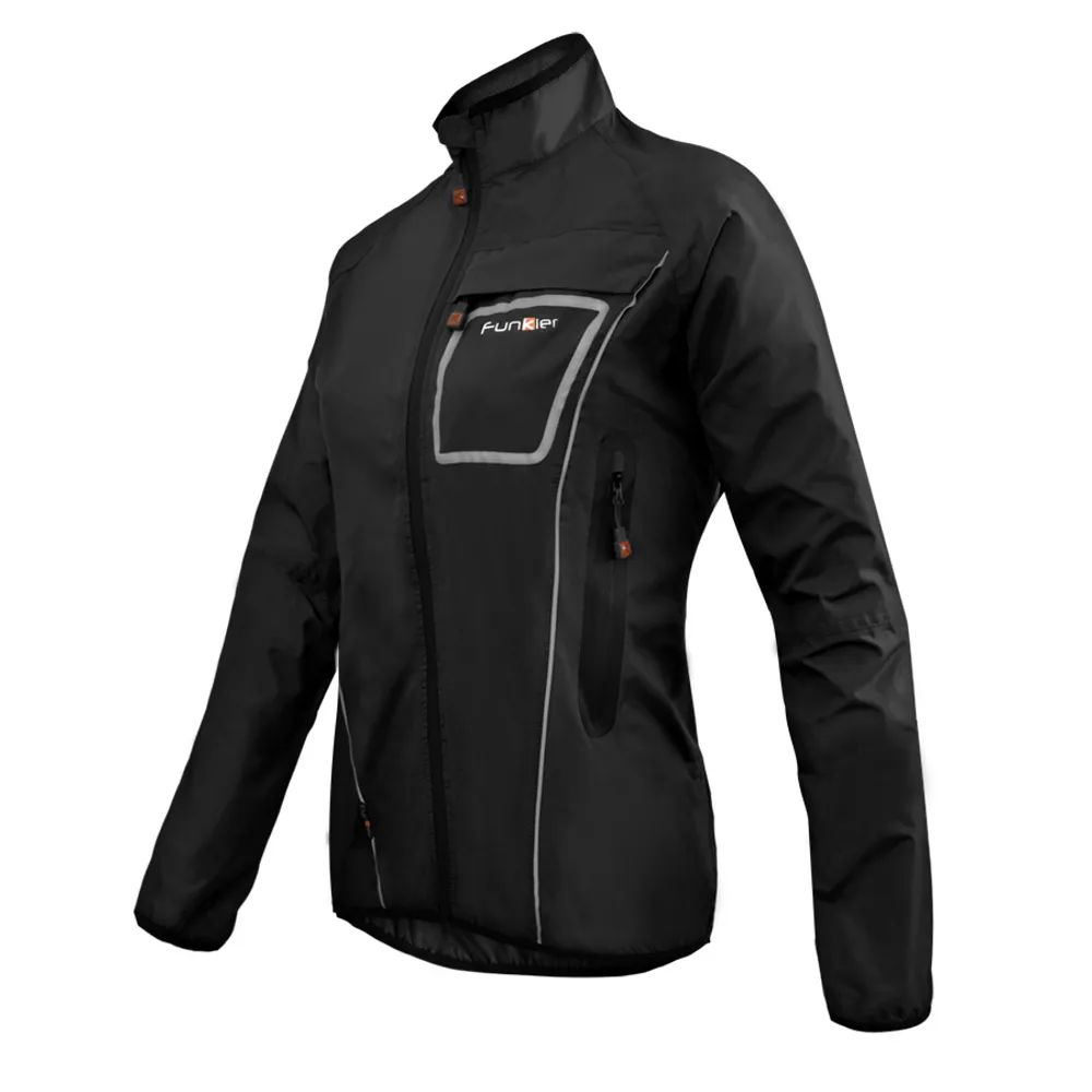 uPRISE Bikes Funkier Storm Womens Waterproof Jacket - Black | Price match, 365 day return s, 18-Month Warranty, Finance Available & Free UK Delivery