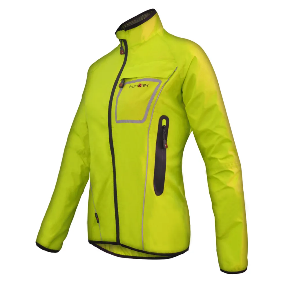 uPRISE Bikes Funkier Storm Womens Waterproof Jacket - Yellow | Price match, 365 day return s, 18-Month Warranty, Finance Available & Free UK Delivery