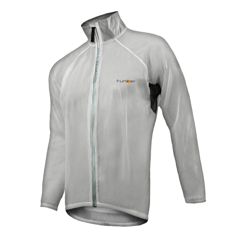 uPRISE Bikes Funkier Protekt Kids Stowaway Cape / Jacket - Clear | Price match, 365 day return s, 18-Month Warranty, Finance Available & Free UK Delivery