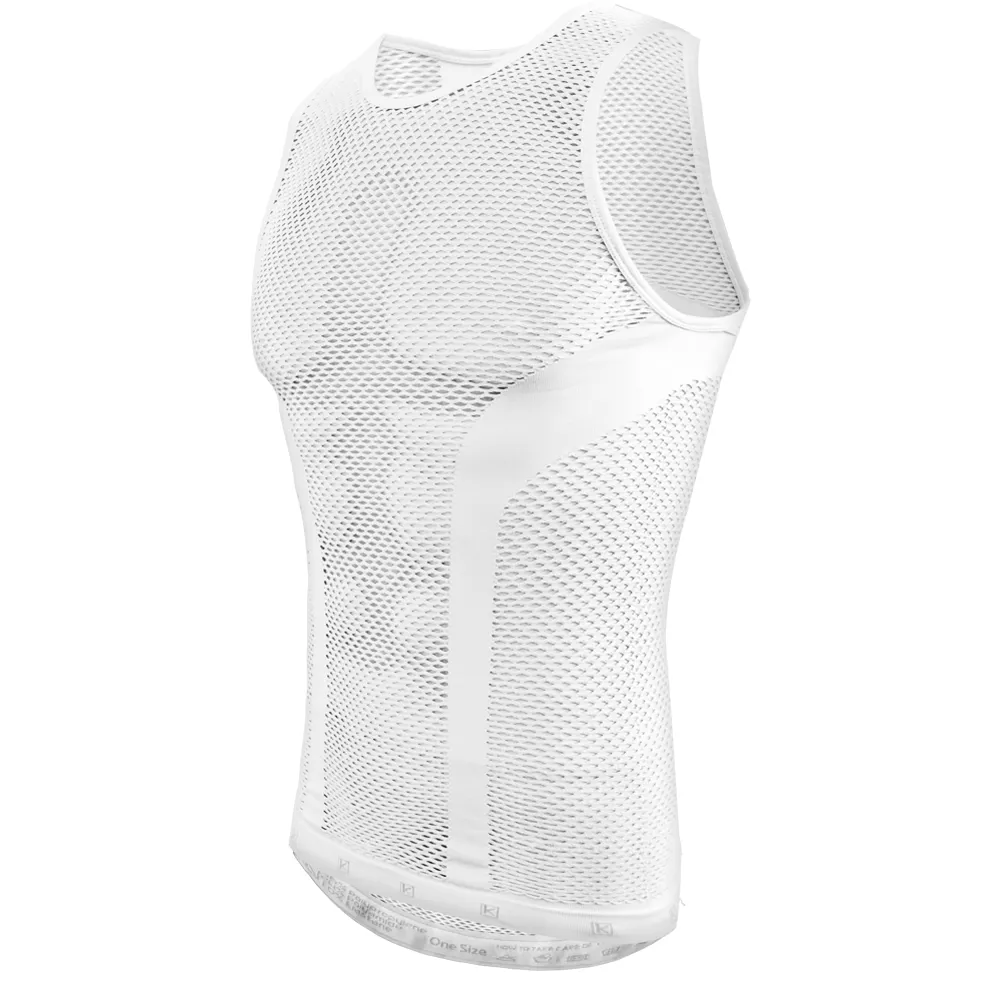 uPRISE Bikes Funkier Vesta Pro Summer Lightwight Baselayer - White | Price match, 365 day return s, 18-Month Warranty, Finance Available & Free UK Delivery