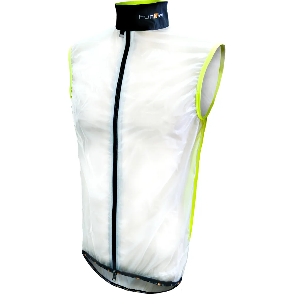 uPRISE Bikes Funkier Evo Windbreaker Gillet - Clear/Yellow | Price match, 365 day return s, 18-Month Warranty, Finance Available & Free UK Delivery