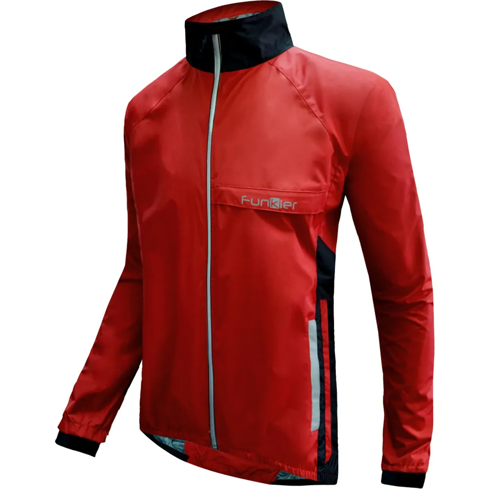 uPRISE Bikes Funkier Attack Waterproof Jacket - Red | Price match, 365 day return s, 18-Month Warranty, Finance Available & Free UK Delivery