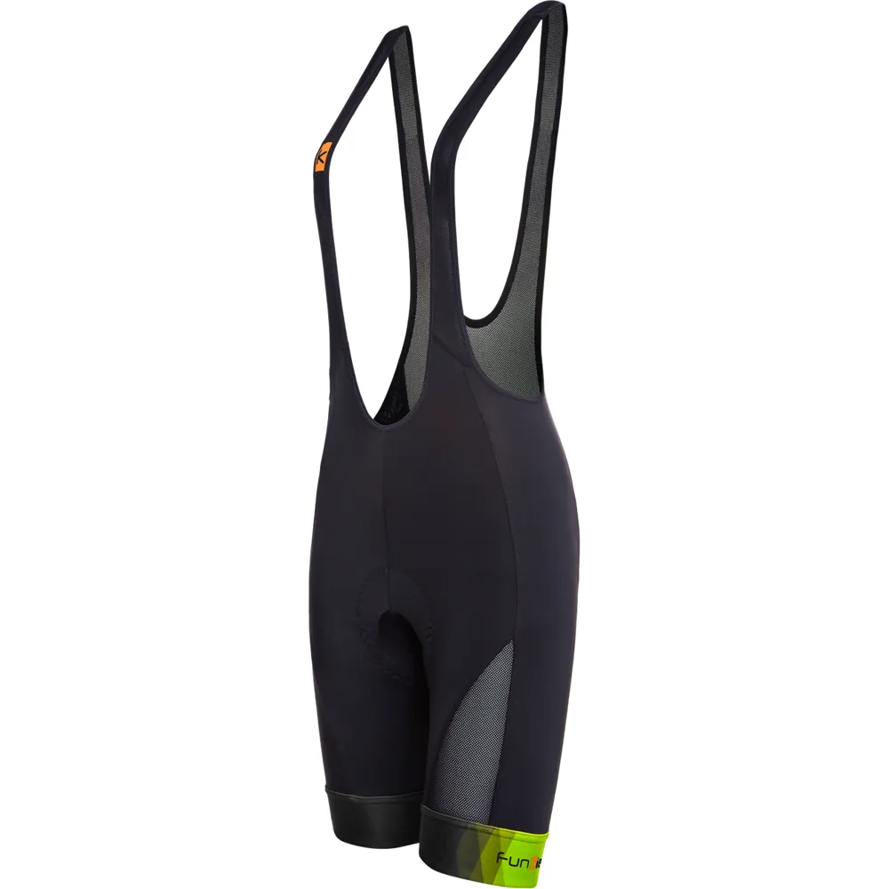 uPRISE Bikes Funkier Havana C-13 Pad Womens Double Strap Bib Shorts - Black | Price match, 365 day return s, 18-Month Warranty, Finance Available & Free UK Delivery
