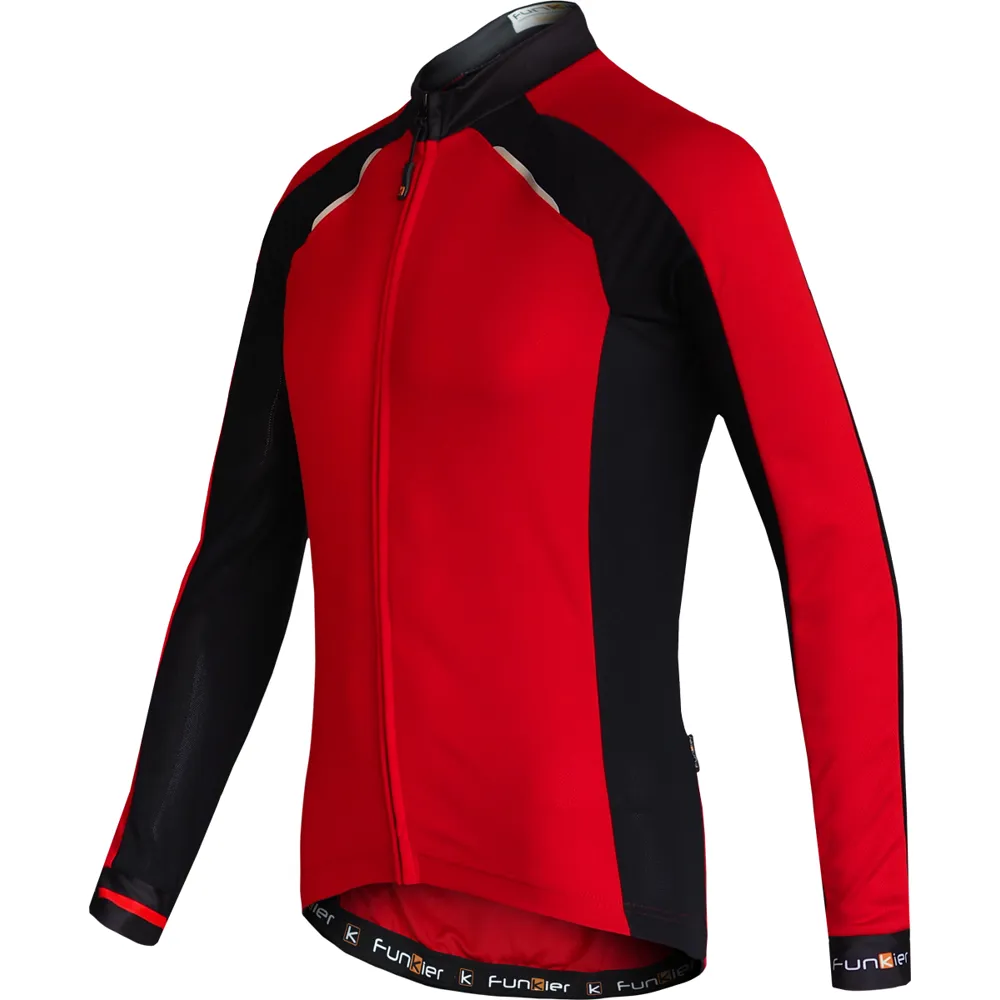 uPRISE Bikes Funkier Talana Active Long Sleeve Jersey - Red/Black | Price match, 365 day return s, 18-Month Warranty, Finance Available & Free UK Delivery