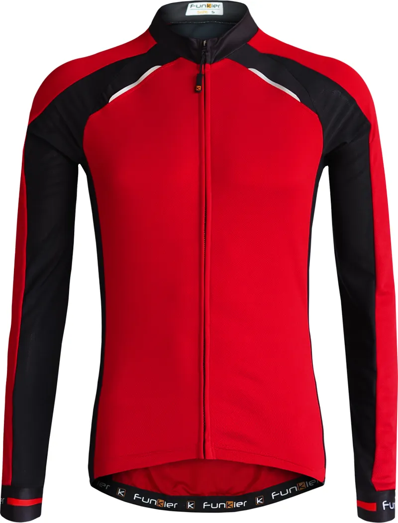 Funkier Talana Active Long Sleeve Jersey - Red/Black-1