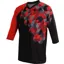 Funkier Flow-MTB Enduro 3/4 Jersey - Red/Black