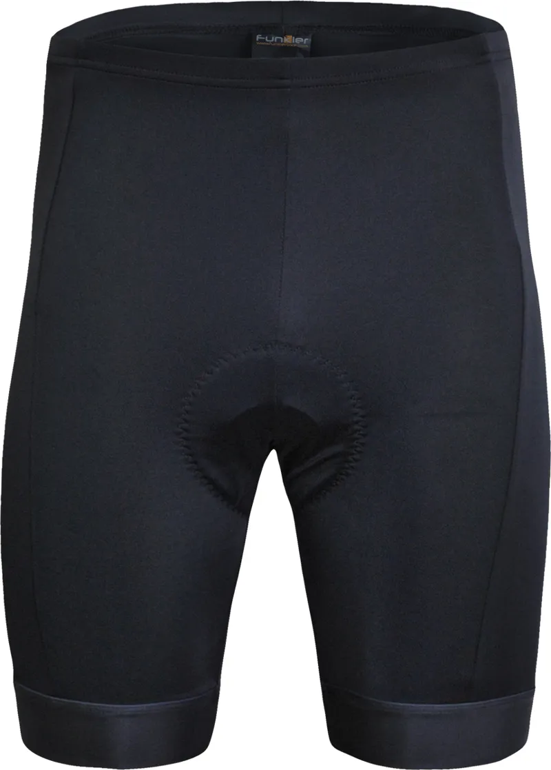 Funkier F-77 7-Panel 4-Way Stretch Lycra Shorts - Black-1