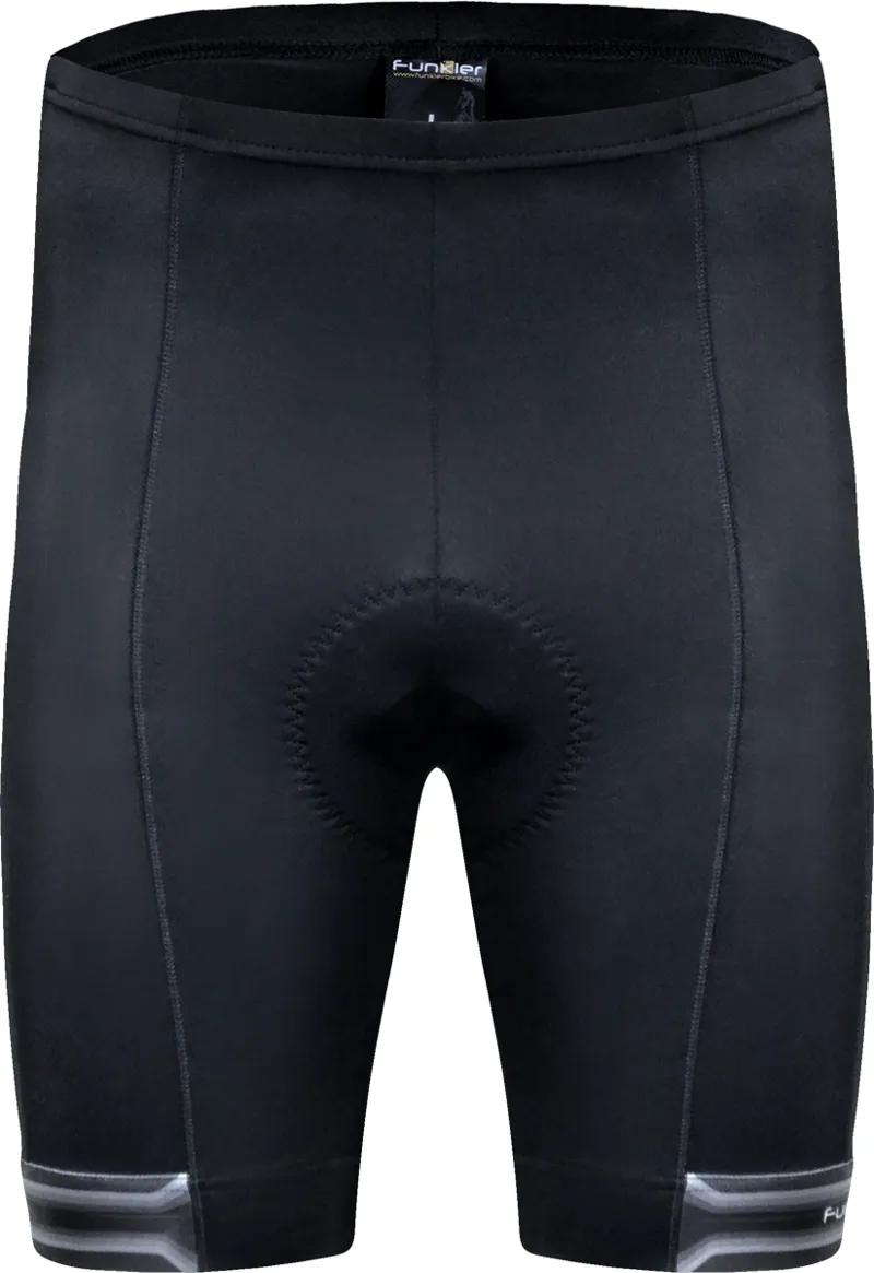 Funkier F-10 10-Panel Lycra Shorts - Black-1
