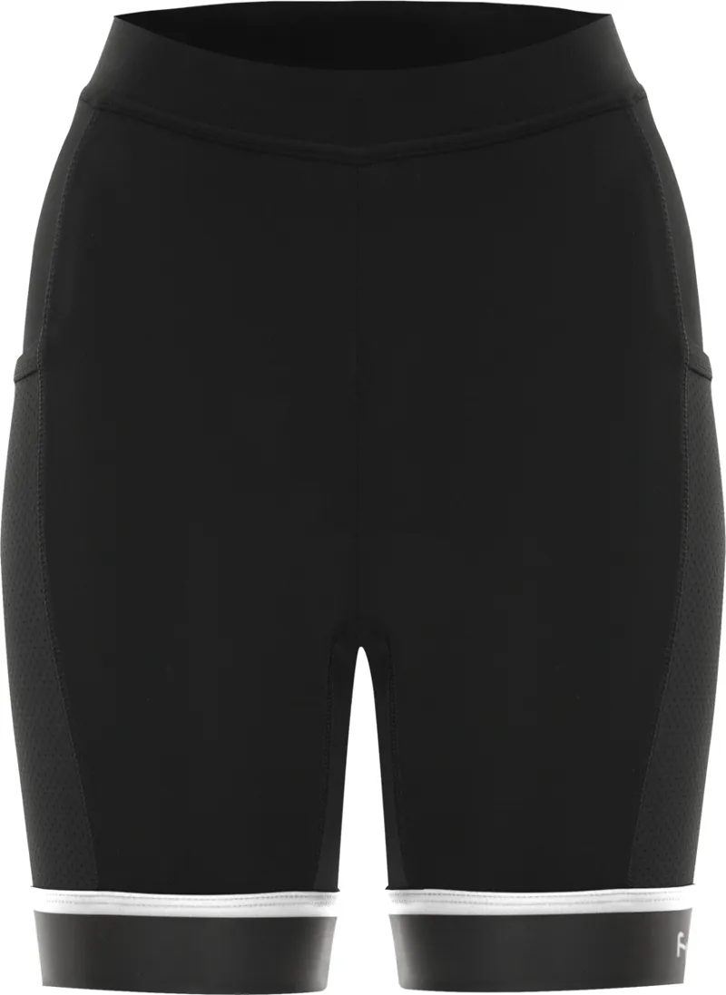 Funkier Abara Ladies 11-Panel Lycra Shorts - Black-1