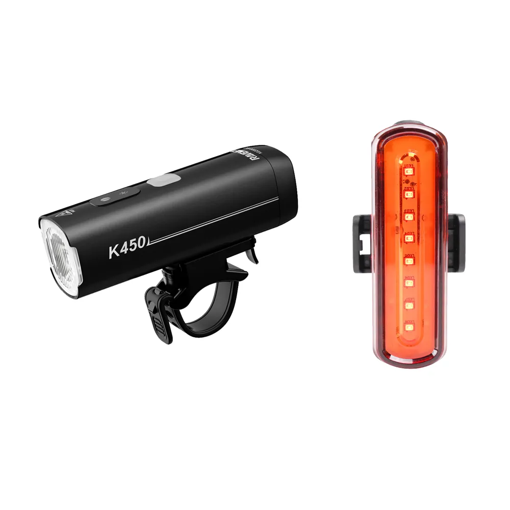 uPRISE Bikes Ravemen K450/TR30 USB Rechargeable Light Set - Black | Price match, 365 day returns, 18-Month Warranty, Finance Available & Free UK Delivery