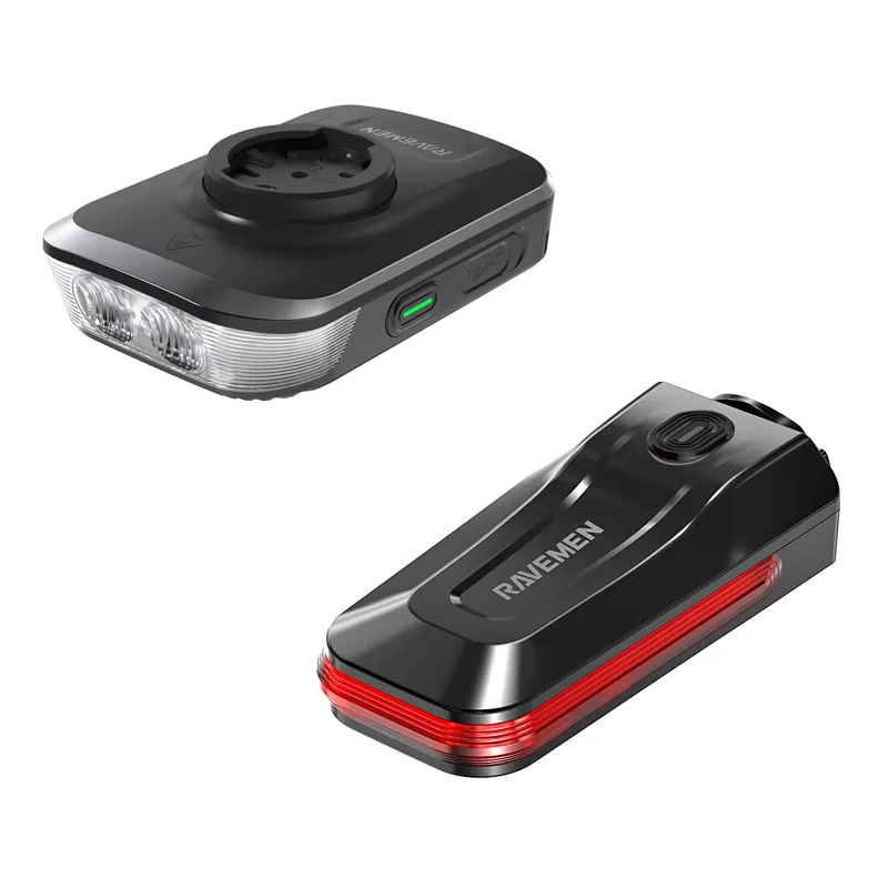 Ravemen FR1500/CL50 USB Rechargeable Light Set - Black