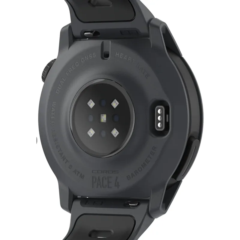 Coros Pace 4 GPS Sports Watch - Silicone - Black-2