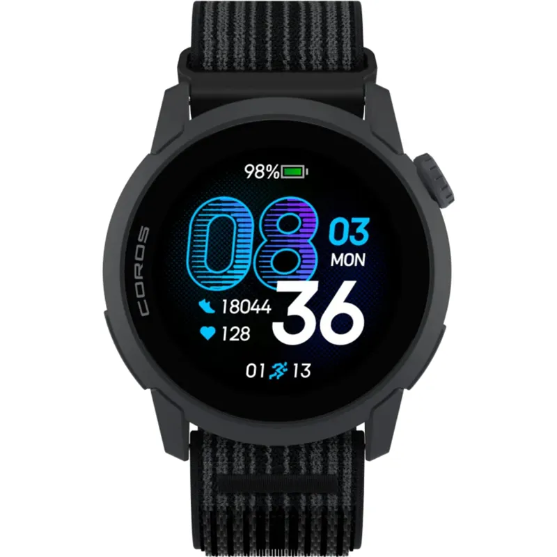 Coros Pace 4 GPS Sports Watch - Nylon - Black-1