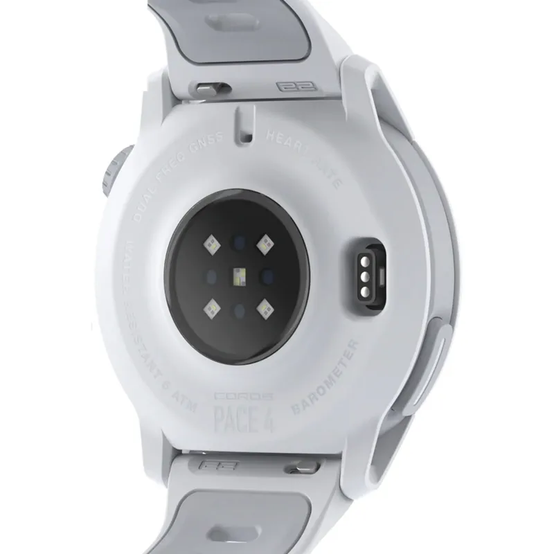 Coros Pace 4 GPS Sports Watch - Silicone - White-2