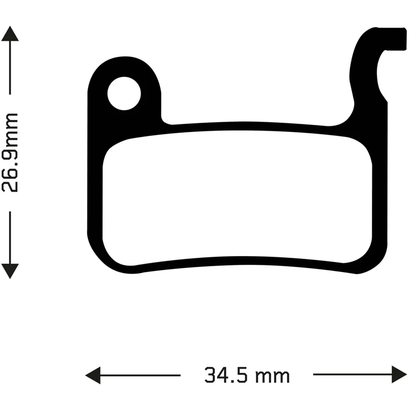 Aztec e-Bike Disc Brake Pads for Shimano XTR M975 M965 M966 Saint M800-2