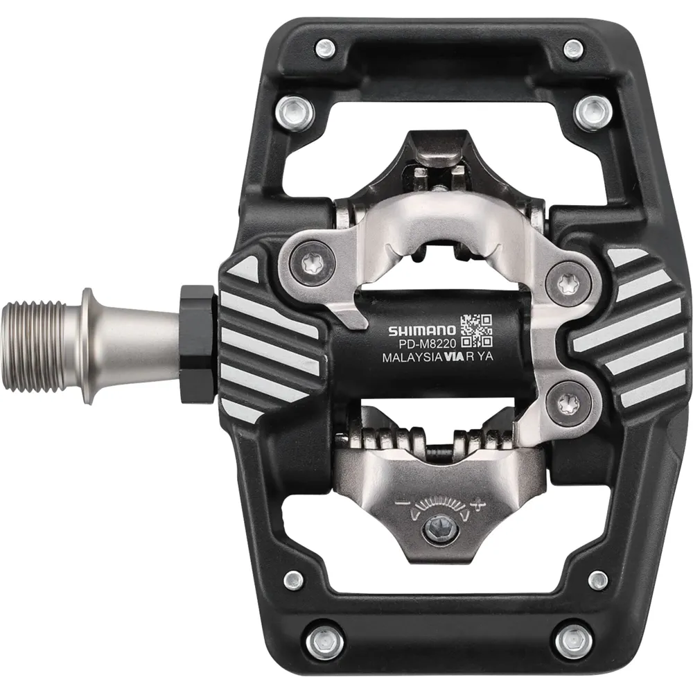 uPRISE Bikes Shimano Deore XT M8220 Trail SPD Pedals - Black | Price match, 365 day returns, 18-Month Warranty, Finance Available & Free UK Delivery