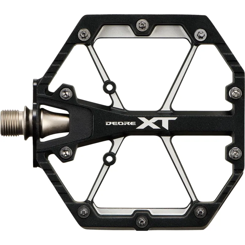 Shimano PD-M8240 XT Flat MTB Pedals - Black