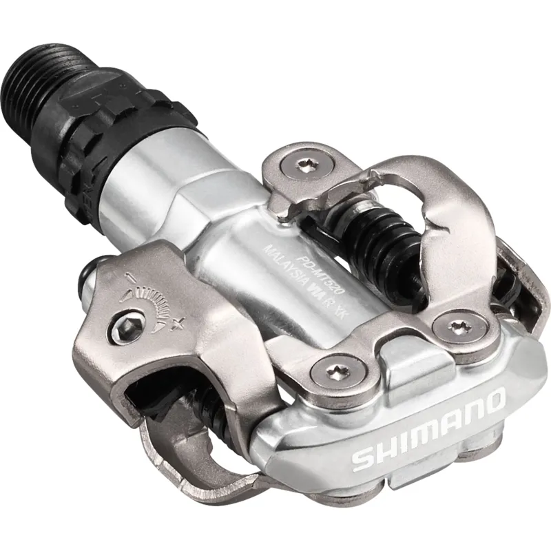 Shimano PD-MT520 SPD Clipless MTB Pedals - Silver-3