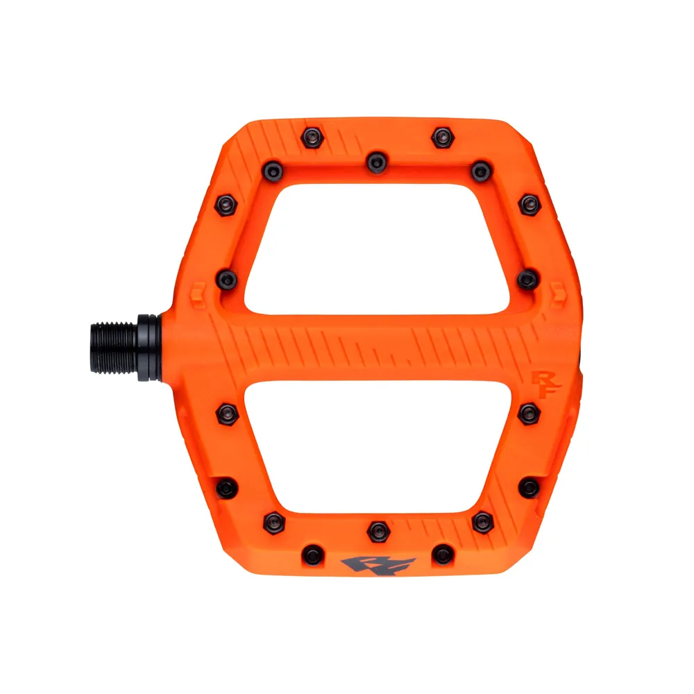 uPRISE Bikes Race Face Chester Flat MTB Pedals - Orange | Price match, 365 day return s, 18-Month Warranty, Finance Available & Free UK Delivery