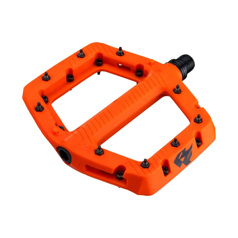Race Face Chester Flat MTB Pedals - Orange-2