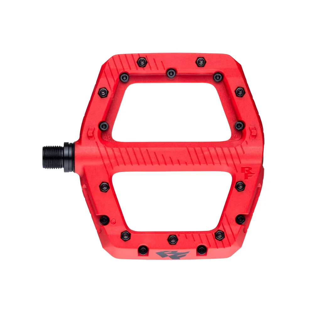uPRISE Bikes Race Face Chester Flat MTB Pedals - Red | Price match, 365 day return s, 18-Month Warranty, Finance Available & Free UK Delivery