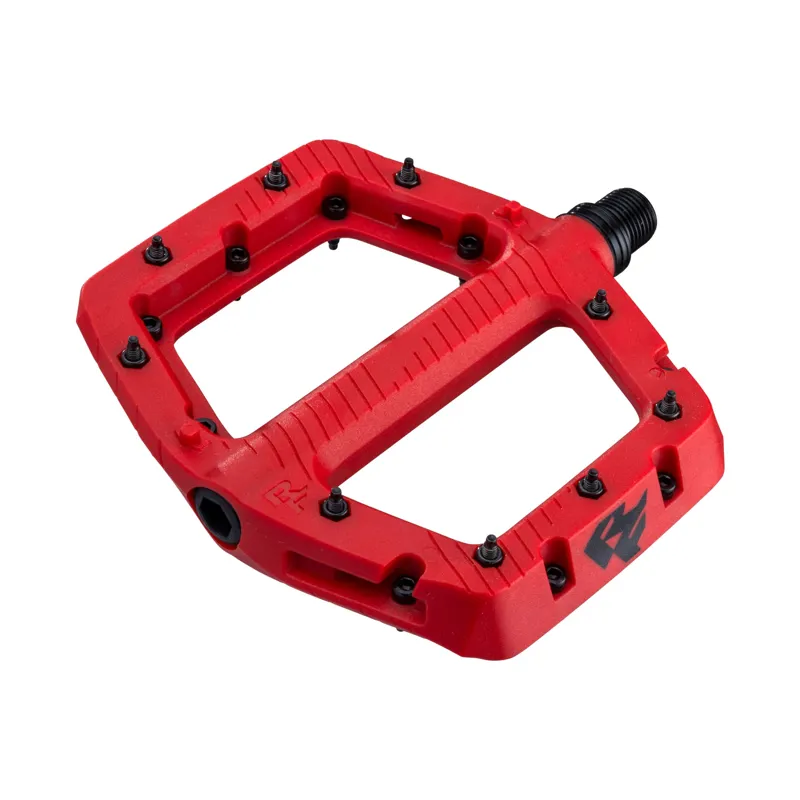 Race Face Chester Flat MTB Pedals - Red-2