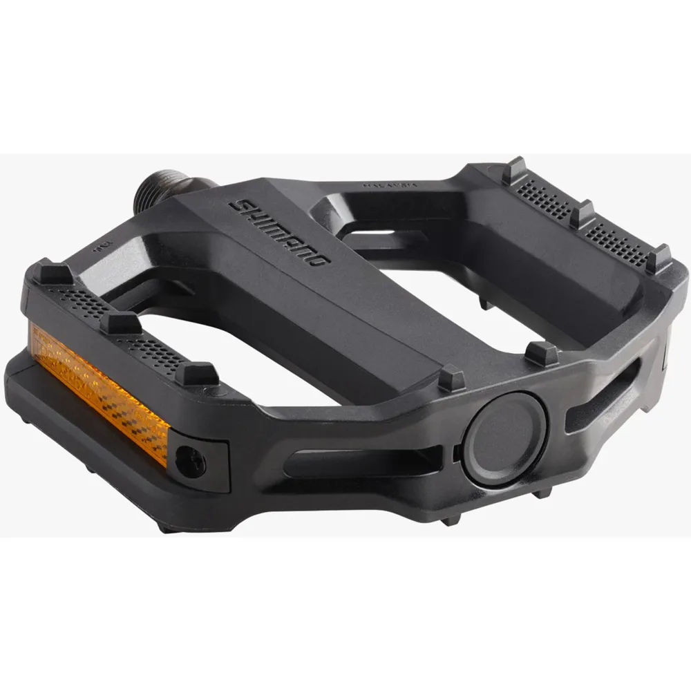 uPRISE Bikes Shimano PD-EF102 Flat Pedals - Black | Price match, 365 day return s, 18-Month Warranty, Finance Available & Free UK Delivery