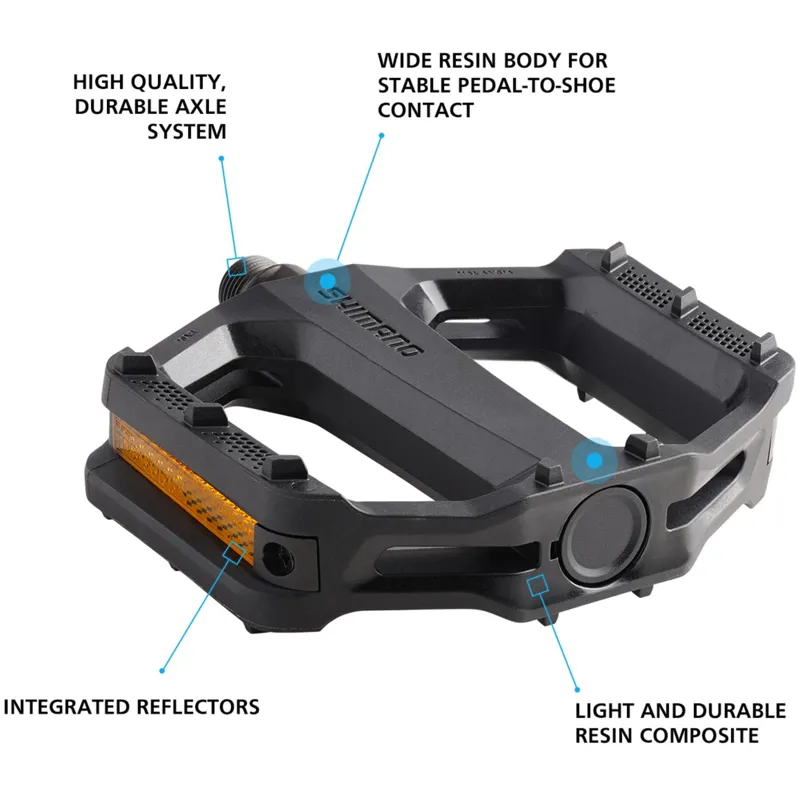 Shimano PD-EF102 Flat Pedals - Black-5