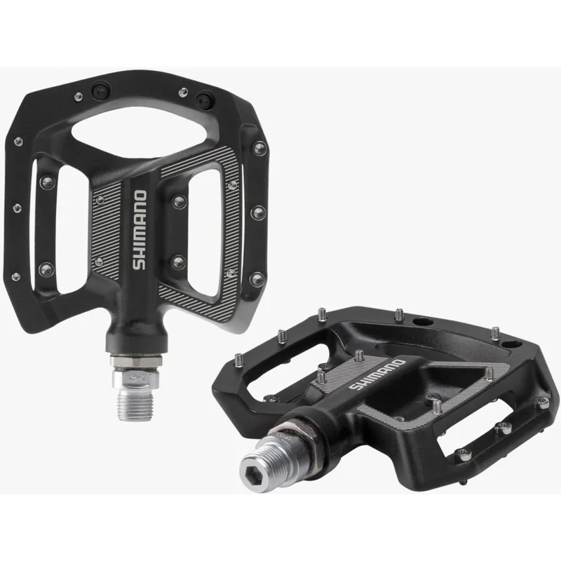 Shimano GR500 Flat MTB Pedals - 9/16 inch - Black-1