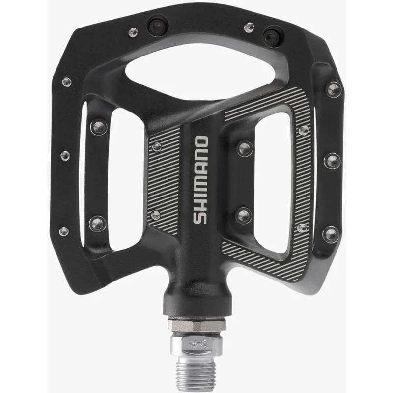 Shimano GR500 Flat MTB Pedals - 9/16 inch - Black-5