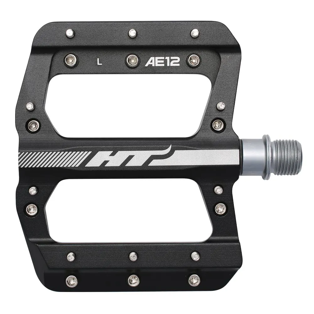 uPRISE Bikes HT Components AE12 Flat BMX Pedals - Black | Price match, 365 day return s, 18-Month Warranty, Finance Available & Free UK Delivery