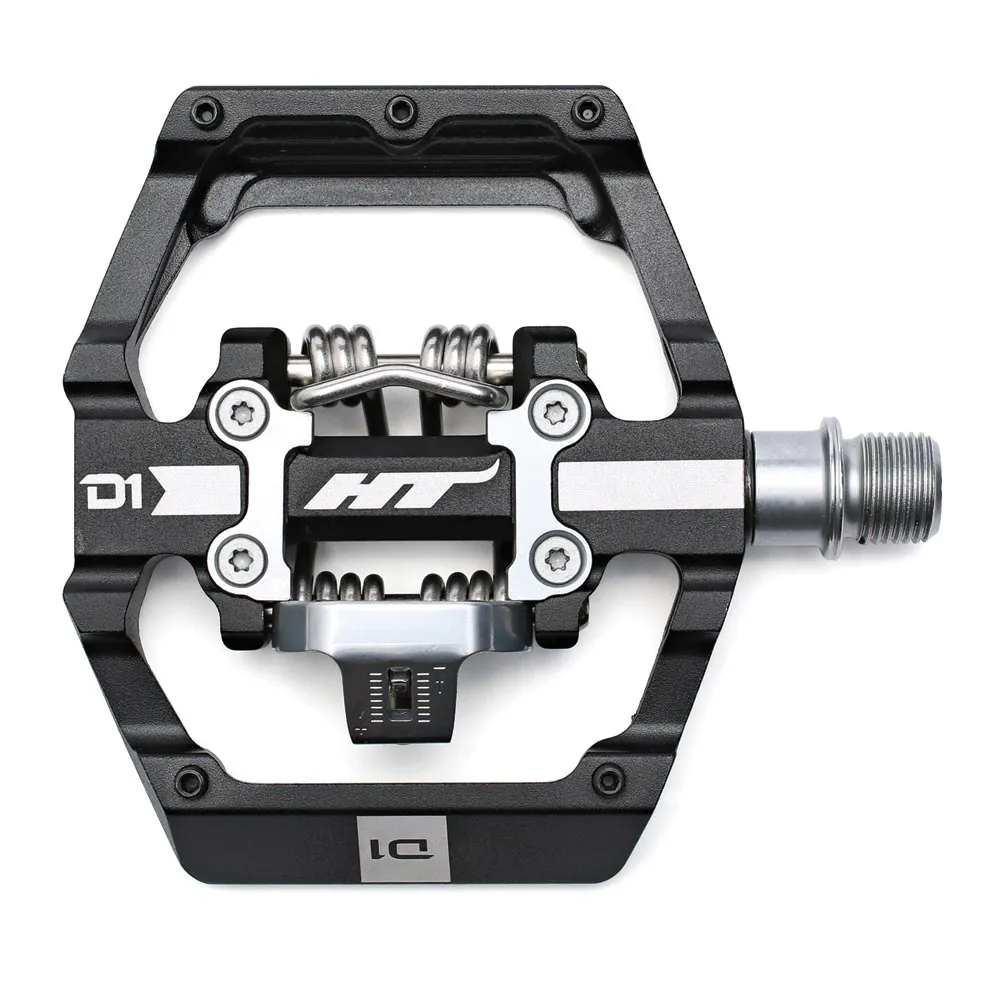 uPRISE Bikes HT Components D1 Clipless MTB Pedals - Black | Price match, 365 day return s, 18-Month Warranty, Finance Available & Free UK Delivery