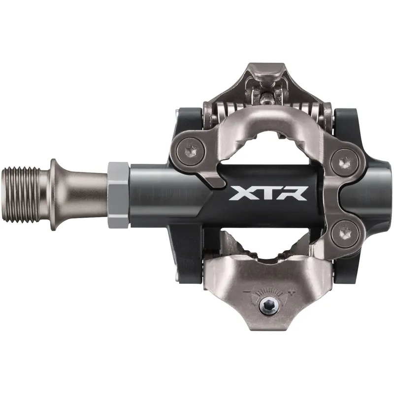 Shimano PD-M9200 XTR 3mm Shorter Axle XC Race Pedals - Grey/Black-1