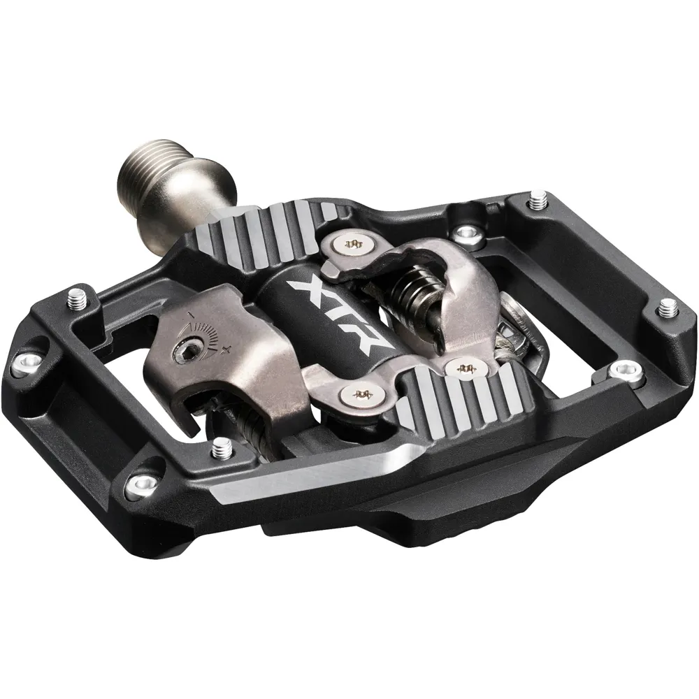 uPRISE Bikes Shimano PD-M9220 XTR Trail Wide Platform MTB SPD Pedals - Grey/Black | Price match, 365 day returns, 18-Month Warranty, Finance Available & Free UK Delivery